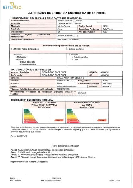 Foto fb14352f-09ba-4b01-8843-28c8950b1e1a. Pis amb calefacció a Judimendi Vitoria - Gasteiz