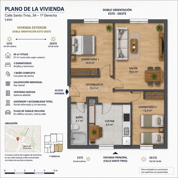 Foto 62337289-43fb-4f1e-b864-b5ee82639936. Apartament amb calefacció aparcament a El Ejido - Santa Ana León