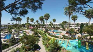 Apartament a La Alcaidesa. Exclusivo apartamento en planta baja con jardín privado y vistas