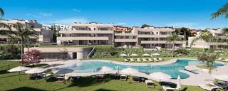Apartamento en Casares pueblo. Apartamento obra nueva en primera línea de golf en casares costa