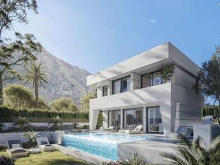 Chalet en San Luis de Sabinillas. Villas de lujo con diseño moderno y fresco en manilva. con vista