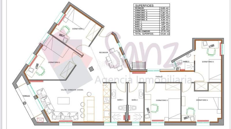 Foto 2a3c916d-5aa0-4a5c-babd-facbf600c0fd. Rent flat with heating in Gran Via Logroño