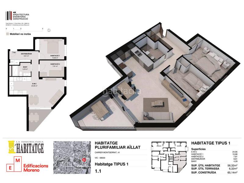 Foto 82d3332c-95a1-4428-bd64-c0b1c53138e8. Piso  en venta en Caputxins-Ambulatori Vic