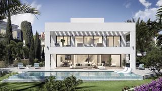 Casa a Guadalmina Baja. Villa moderna  en construcción en guadalmina
