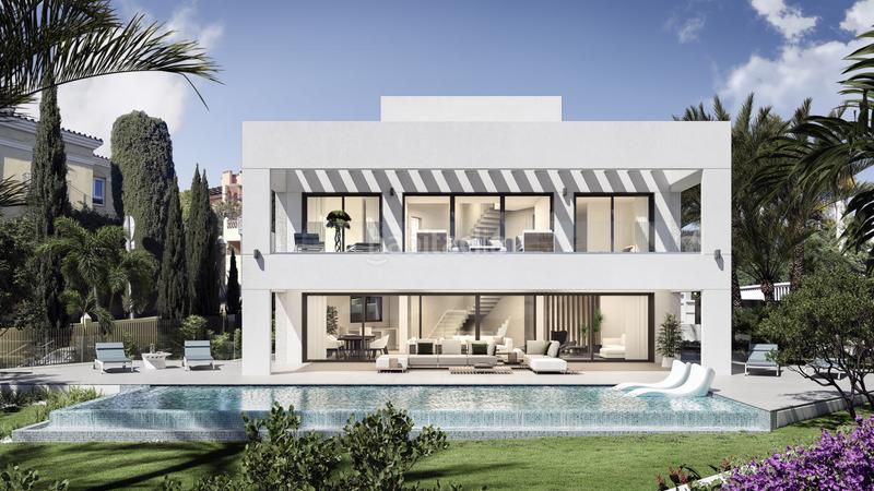 Foto d4536097-4454-49dd-a61e-d05a717e42f3. Casa villa moderna en construcción en guadalmina en Marbella