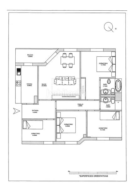 Foto dbb3082a-1ca2-43fe-9733-ff35325e5fb3. Flat with heating in Mendebaldea - Ermitagaña Pamplona / Iruña