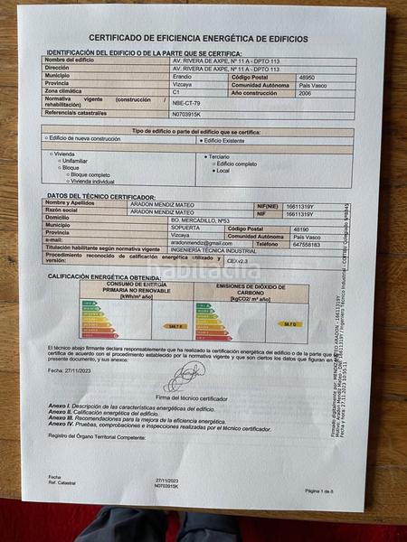 Foto 2f5faed1-6968-48bb-a4ad-7dc133dcc29b. Location bureau avec parking dans Erandio