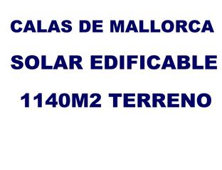 Rural plot in Cales de Mallorca. Solar edificable en calas de mallorca