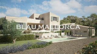 Finca rústica a Manacor Centre. Terreno con proyecto aprobado con vistas panorãmicas al mar