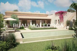 Masia a Santanyí Poble. Finca de estilo mallorquãn con piscina y amplias zonas exteriore
