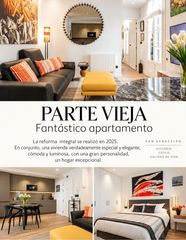 Pis a Parte Vieja. Extraordinario apartamento reformado integramente con un diseño