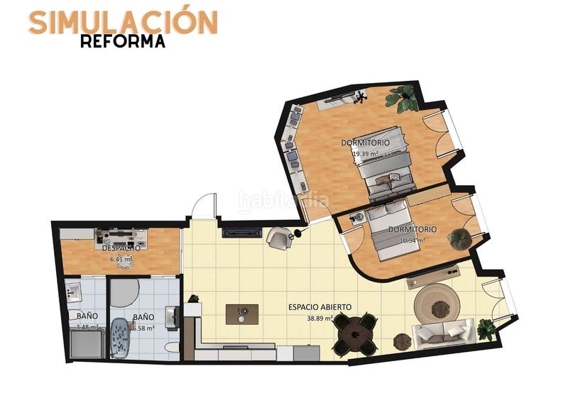 Foto 309918f4-7d5c-4d75-bfb7-48da1c592286. Ufficio con riscaldamento in Casco Viejo Bilbao