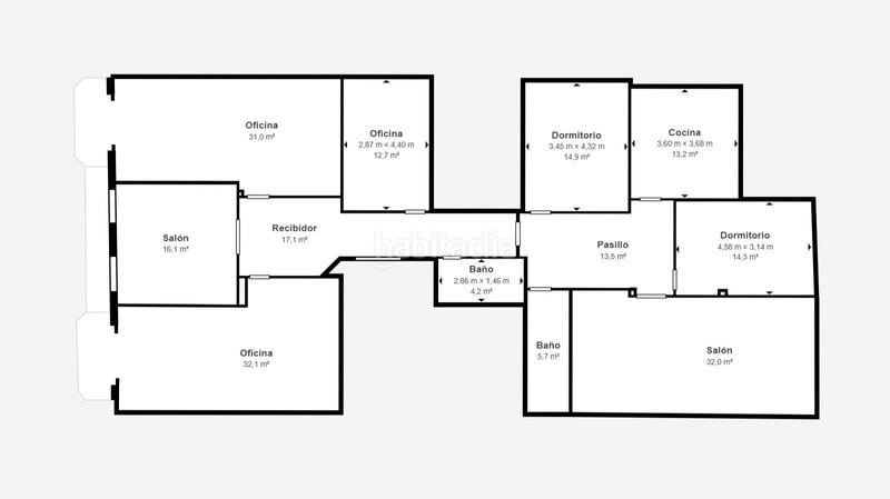 Foto 3ead173f-02bd-4292-a718-8d3989fcec94. Piso  segregable en el ensanche en Ensanche - Moyua - Diputación Bilbao