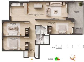 Appartement à Balmaseda. Piso en venta en balmaseda, 3 dormitorios.