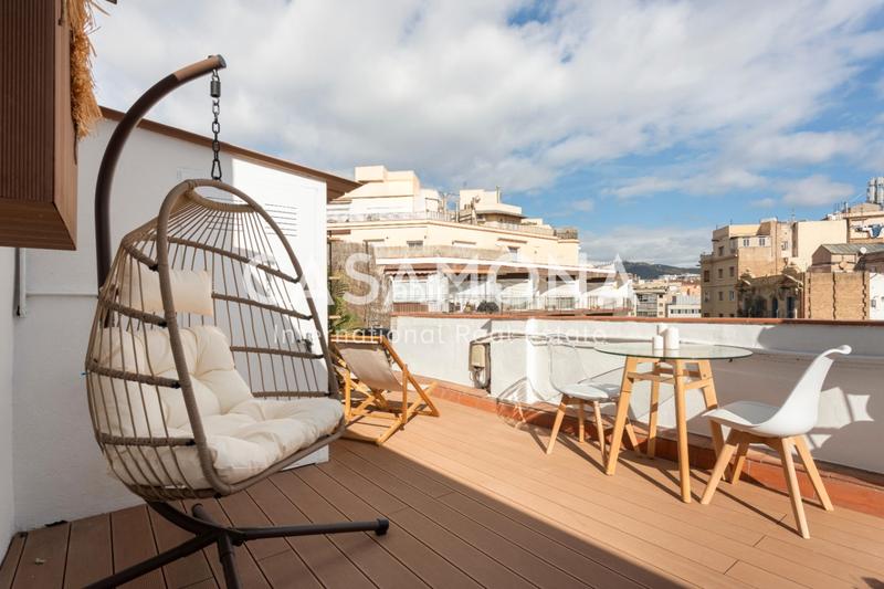 Foto 3de452dd-c1a6-4bf5-9bc4-582f711aa9fd. Miete dachwohnung mit heizung pool in La Nova Esquerra de l´Eixample Barcelona