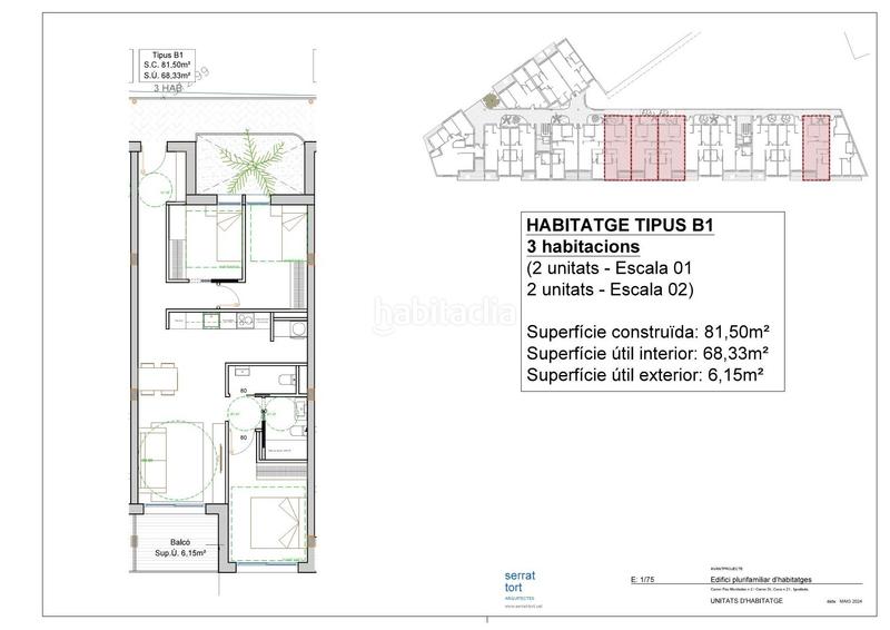 Foto a1bb1066-0a34-4bbd-b7c2-ba91b5fefe3e. Flat 81m<sup>2</sup> in carrer de pau muntadas 2 in Llevant Igualada