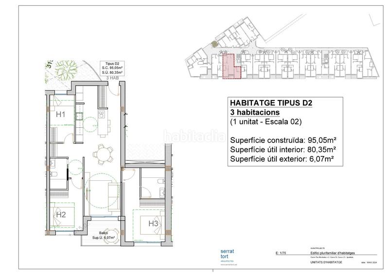 Foto 1f3818c5-2b9f-4b52-a9a1-14ec56eccd21. Etagenwohnung 95m<sup>2</sup> in carrer de pau muntadas 2 in Llevant Igualada