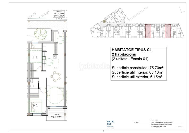 Foto 469dfc35-4261-4b32-91c0-33a745c215d5. Appartement 75m<sup>2</sup> dans carrer de pau muntadas 2 dans Llevant Igualada