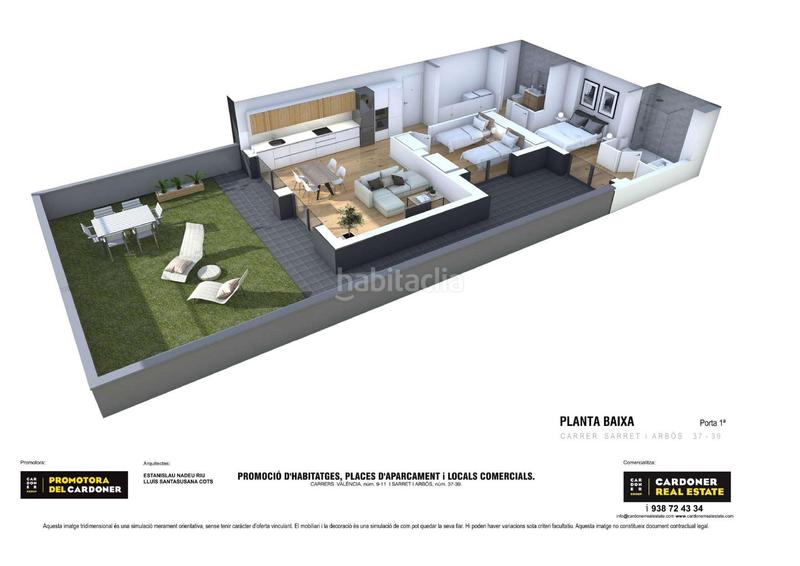 Foto c55f110b-cb81-4927-8ace-de12ffb295c4. Planta baja 101m<sup>2</sup> en carrer de valència 9 en Poble Nou Manresa