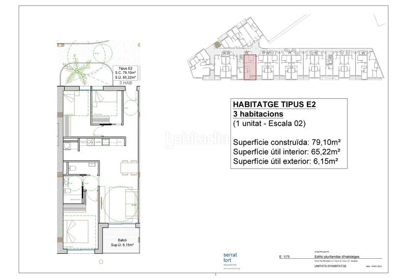 Foto 45e28c20-c0e0-48ea-88dc-11ddcdd12f0e. Etagenwohnung 80m<sup>2</sup> in carrer de pau muntadas 2 in Llevant Igualada
