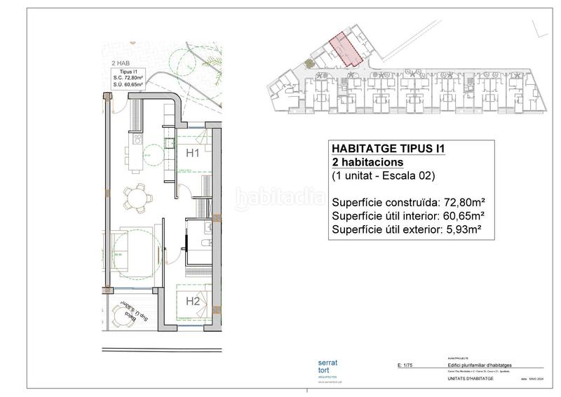 Foto 7dd55c8f-cdc0-4dcd-bc63-c1cf38e65d56. Etagenwohnung 73m<sup>2</sup> in carrer de pau muntadas 2 in Llevant Igualada