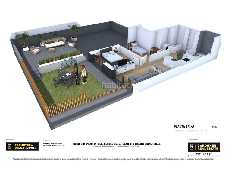 Foto 7e152be3-5847-42b6-9e82-7cf9ab4d7eda. Planta baja 85m<sup>2</sup> en carrer de valència 9 en Poble Nou Manresa