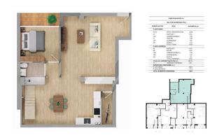 Zweistöckige Wohnung in Montilivi. Venta sobre plano dúplex en montilivi  girona