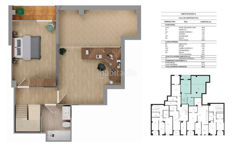 Foto d0c228da-a749-451e-87a6-13a32037e9d2. Zweistöckige wohnung in Montilivi Girona