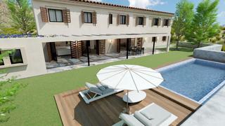 Terreny residencial a Selva. Finca de 21.000 m2 en moscari con licencia de obra y vistas al m