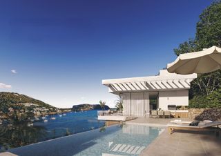 Casa a Port D´Andratx. Villa lujosa de obra nueva en 1ª línea de mar en puerto andratx