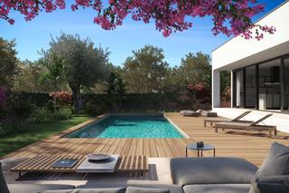 House in Sa Cabaneta. Villa de nueva construcción de 282 m2 con vistas al mar en sa ca