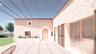 Bauernhof in Pollença Poble. Gran finca con proyecto de reforma de 353 m2 en pollença