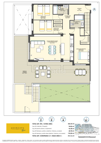 Foto bd3248a2-ac67-4b84-bfd3-c38899eabe45. Etagenwohnung mit parking in balcón de Finestrat-terra marina Finestrat