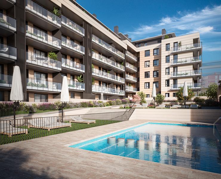 Foto 50a4a7a5-1ebf-4218-ab66-2704ec64e7ea. Pis 90m<sup>2</sup> amb calefacció aparcament piscina a Galdakao