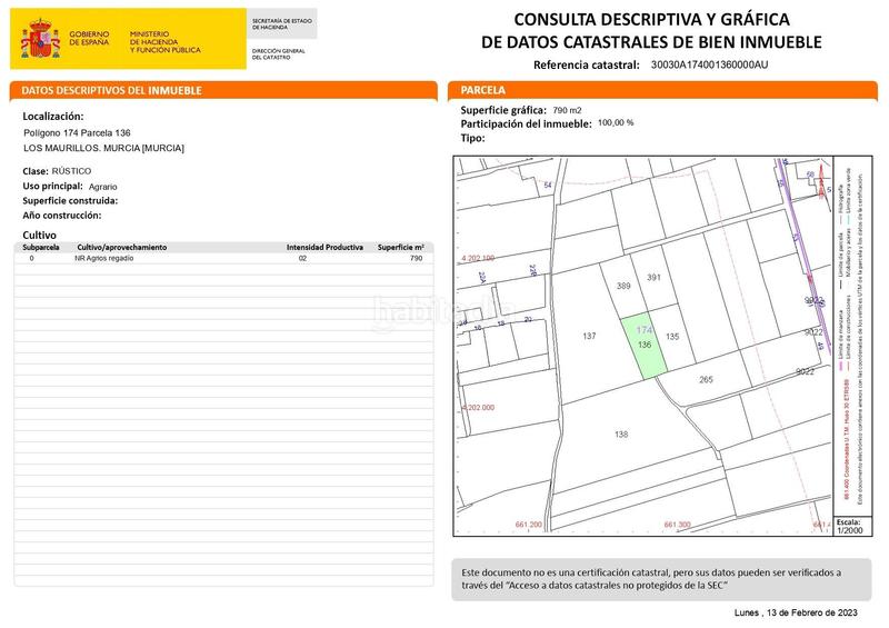 Foto 51592eb6-3164-414d-9325-02d65fa5e9c1. Terrain résidentiel dans El Palmar Murcia