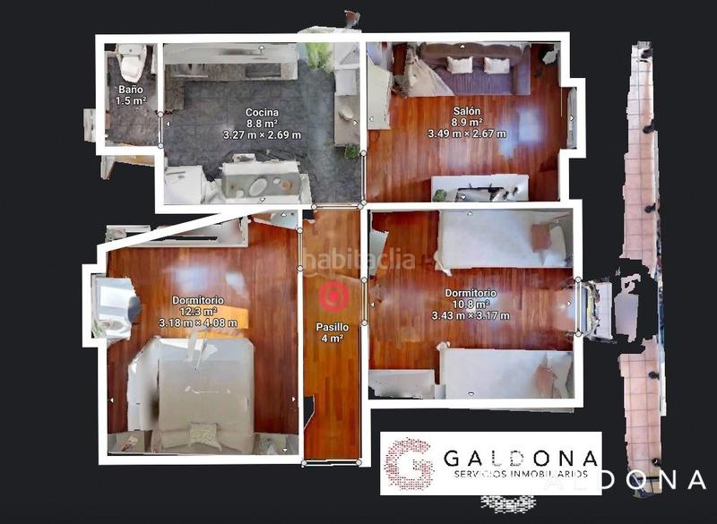 Foto 2fddc28e-bcb8-44bb-bd2d-0cea5d3f1374. Appartamento con riscaldamento in Ibaeta Donostia - San Sebastián