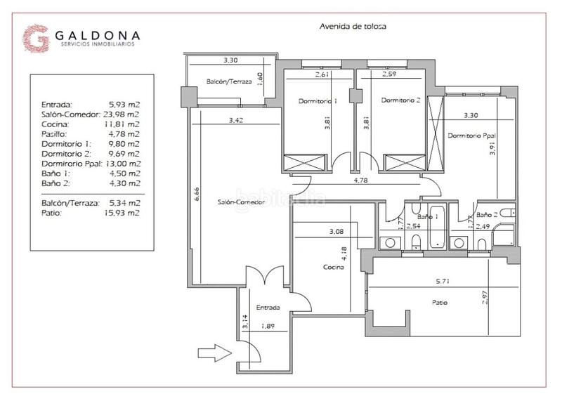 Foto d45dbd6f-73a3-44c4-9845-b4f8b14b6087. Appartamento con riscaldamento parcheggio in Ibaeta Donostia - San Sebastián