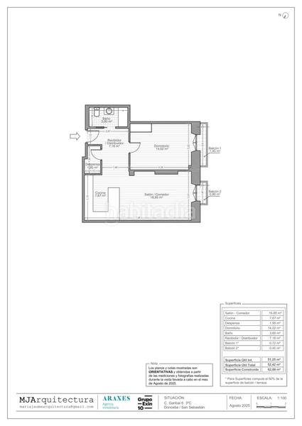 Foto a9da01c0-37a3-4eb6-b16b-bad7fbb99de1. Appartement avec chauffage dans Área Romántica Donostia - San Sebastián