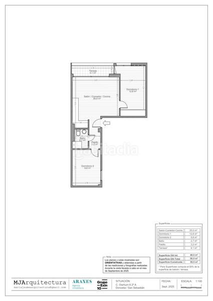 Foto f21d28e6-a83c-4793-8b9d-22ded3548371. Flat with heating in Gros Donostia - San Sebastián