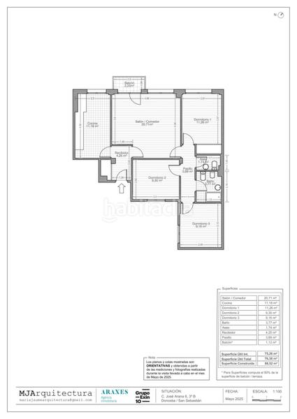 Foto c68c9d64-46c4-40a7-b3df-523151774960. Location appartement avec chauffage parking dans Gros Donostia - San Sebastián