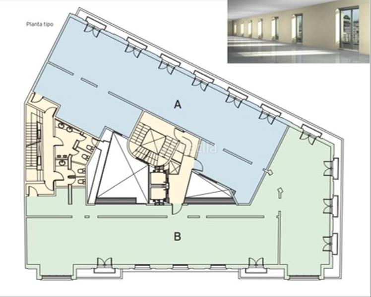 Foto b4cb56ed-2c93-4bbc-b697-e2418c9d95da. Lloguer oficina amb calefacció a L´Antiga Esquerra de l´Eixample Barcelona