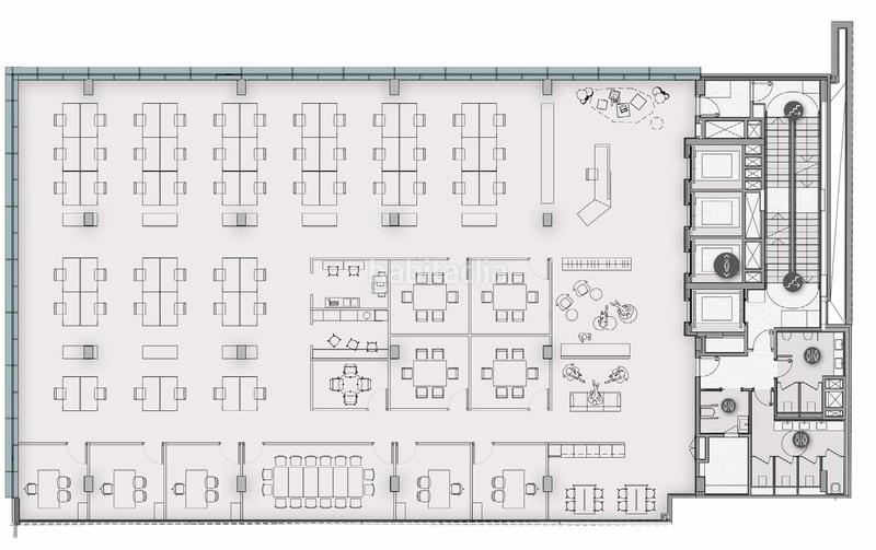 Foto c8dd8cb6-411f-48ea-a44b-d722d7efc47b. Location bureau avec chauffage dans Poblenou Barcelona