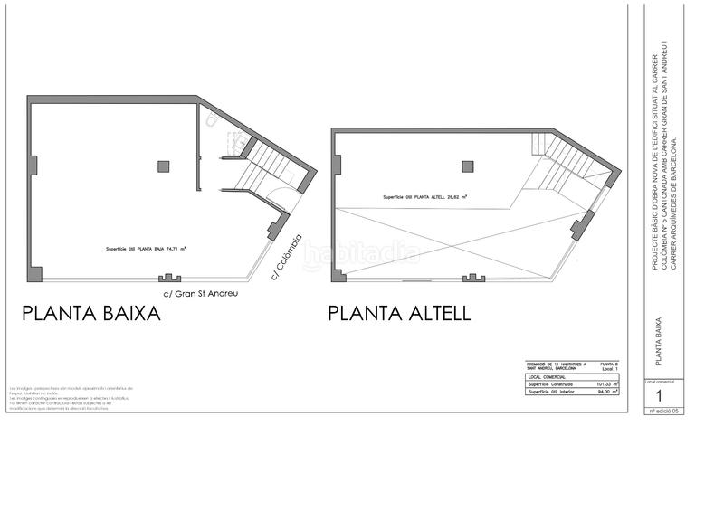 Foto be85f176-ce17-407f-9657-5c1e41971c71. Location local commercial dans Sant Andreu de Palomar Barcelona