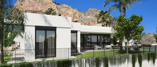 Chalet en La Nucia Pueblo. Nuevo conjunto residencial formado por modernas villas en polop.