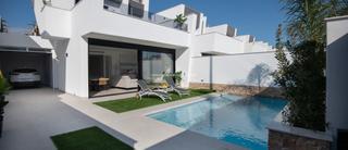Xalet en Santiago de La Ribera. Moderno conjunto residencial formado por villas ubicado en san j