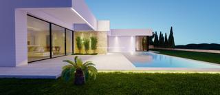 Xalet a Maryvilla. Villa de una sola planta en urbanización maryvilla de calpe, con