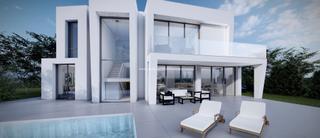 Xalet a Carrió - La Merced - Los Pinos. Moderna villa en urbanización buenavista de calpe, a 1,5km de
