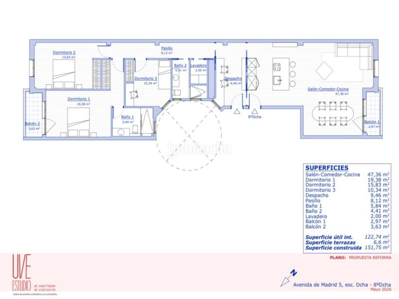 Foto dbab8080-9681-4a29-8508-3962790c74f8. Appartement dans avenida madrid 5 dans Amara Donostia - San Sebastián