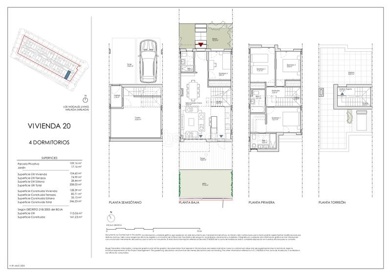 Foto fb3c2a6d-3fe7-4c03-a19f-f55663b669df. Casa adossada 285m<sup>2</sup> a calle caliza 26 a Churriana - El Pizarrillo - La Noria - Guadalsol Málaga