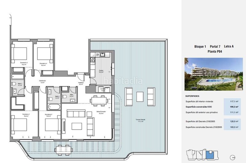 Foto 7b38cd3e-400a-4457-a36d-c902a9f4a97f. Ático en mar de alboran 9 atico en venta en los alamos, 4 dormitorios. en Torremolinos